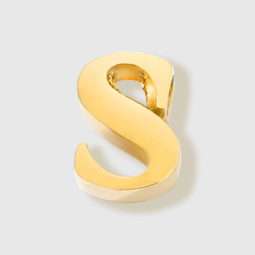 Tiny Heart Dainty Initial Charm Gold Color Silver Color Letter Name Pendant For Women Wholesale Alphabet A-Z Jewelry Gift