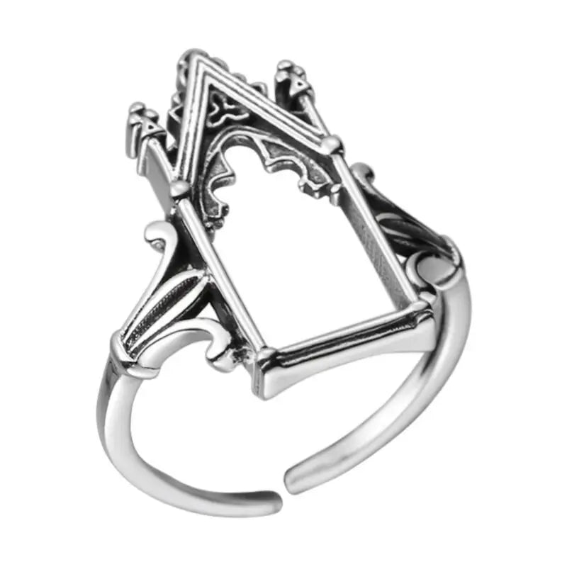 925er Sterlingsilber Schloss verstellbare Ringe für Frauen Verlobung Hochzeit Luxus Schmuck Großhandel