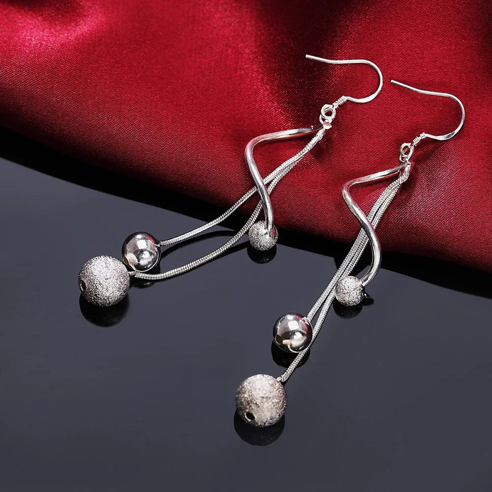 Hochwertige 925 Sterling Silber Ohrringe Schlichte runde Creolen für Frauen Mode Hochzeit Verlobung Charm Schmuck