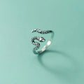 925 Sterling Silber Schlangen-Ringe verstellbar für Damen, Verlobung, Hochzeit, Schmuckgeschenk weiblich, Schmuck