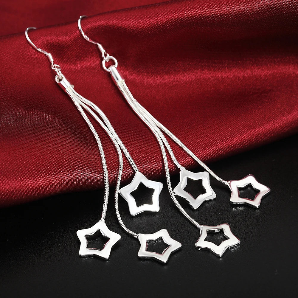 Pendientes de aro redondos simples de plata de ley 925 de alta calidad para mujer, joyería de moda para boda y compromiso
