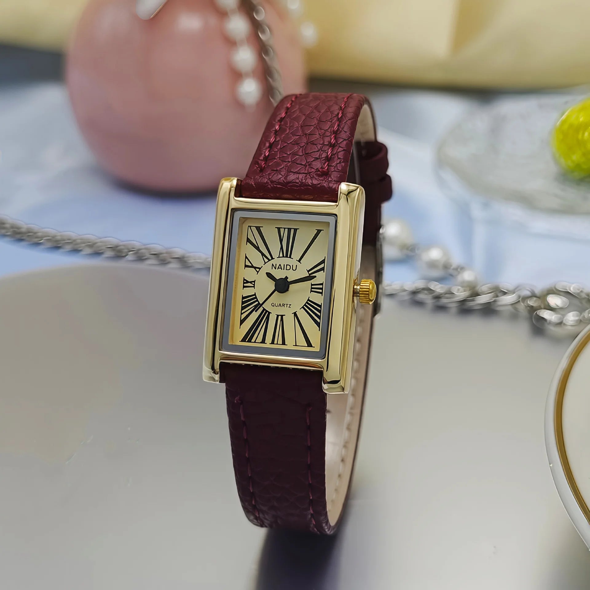 Relojes de pulsera de cuarzo de moda para mujer, correa de cuero simple, esfera romana, reloj de mujer de lujo, regalo para chica, relojes superventas Reloj Mujer