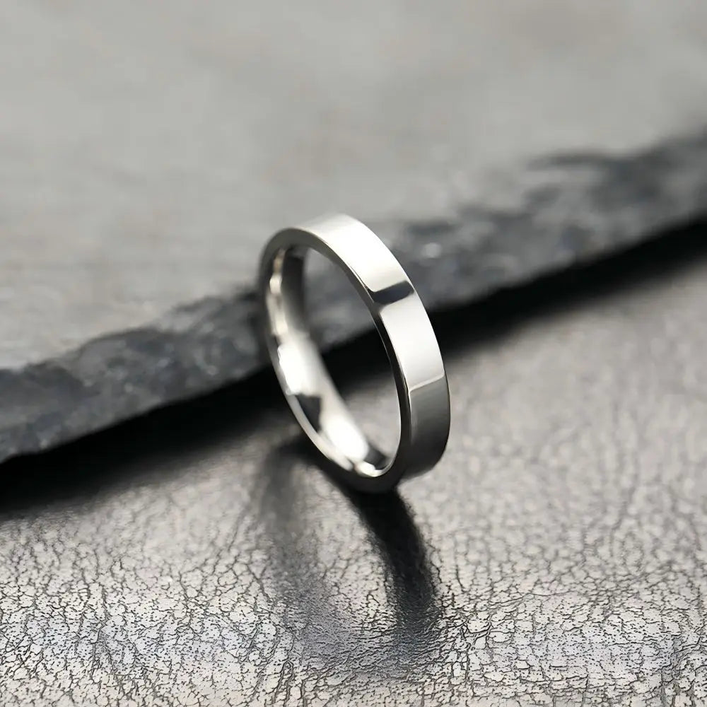 Mode Charme Schmuck Ring für Herren Damen Edelstahl Schwarze Ringe Hochzeit Verlobung Hochwertiges Matt Herren Accessoire
