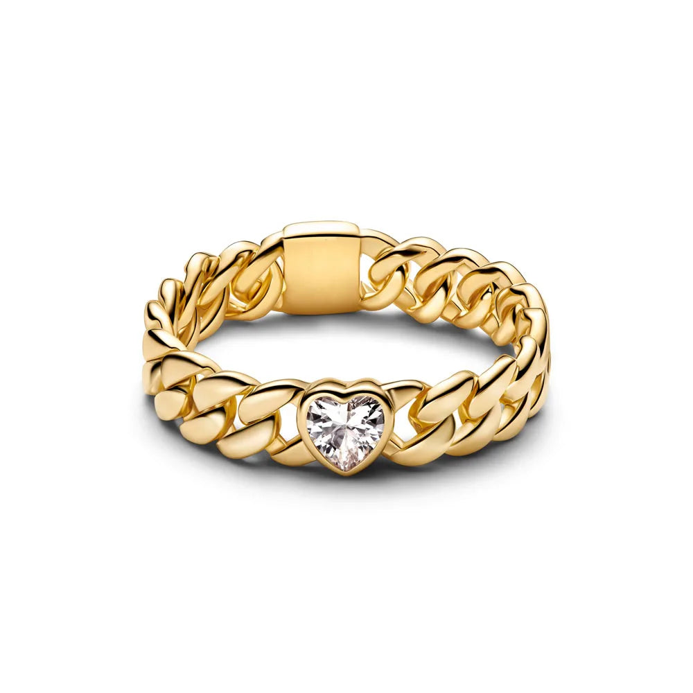 2026 Heiß verkaufter Ring aus 925er Sterlingsilber mit Herz-, Schmetterlings- und Blumenmotiv, exquisites und charmantes Schmuckgeschenk für europäische Frauen
