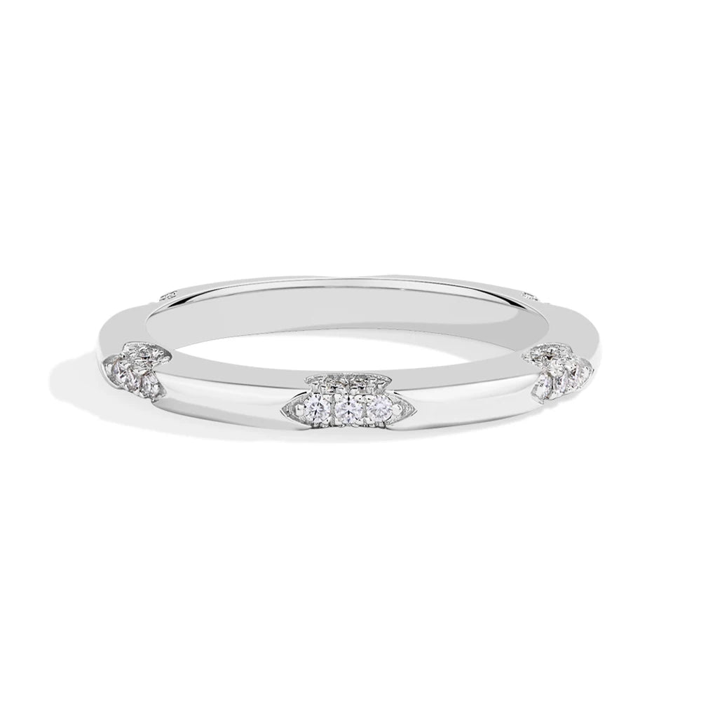 MINTYBOX Anillo de boda de moissanita de plata S925 para mujer Anillos de compromiso con diamantes de laboratorio Joyería chapada en oro de 18K