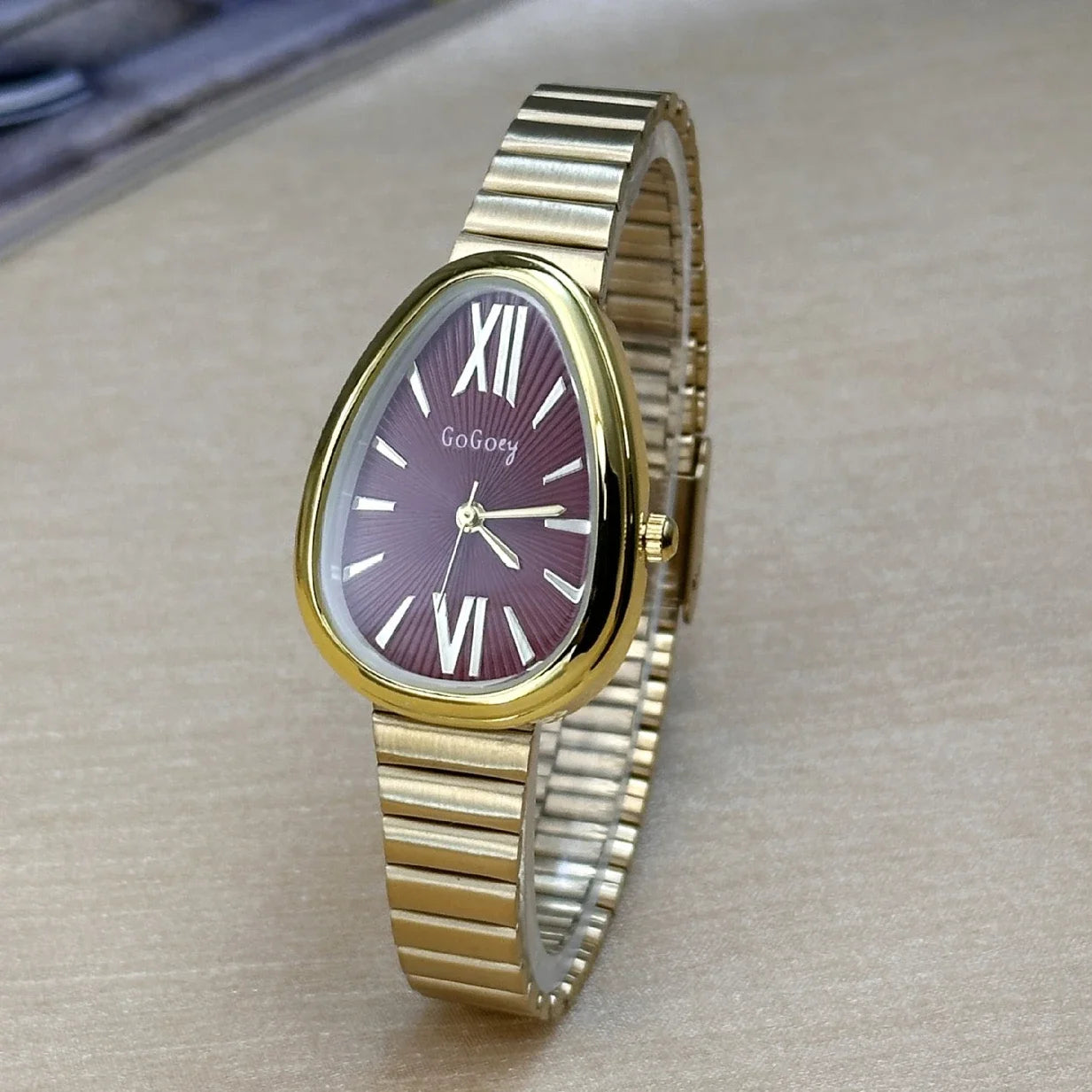 Relojes de pulsera de cabeza de serpiente para mujer, de cuarzo, de lujo, a la moda, con correa de acero, para regalo, Dropshipping