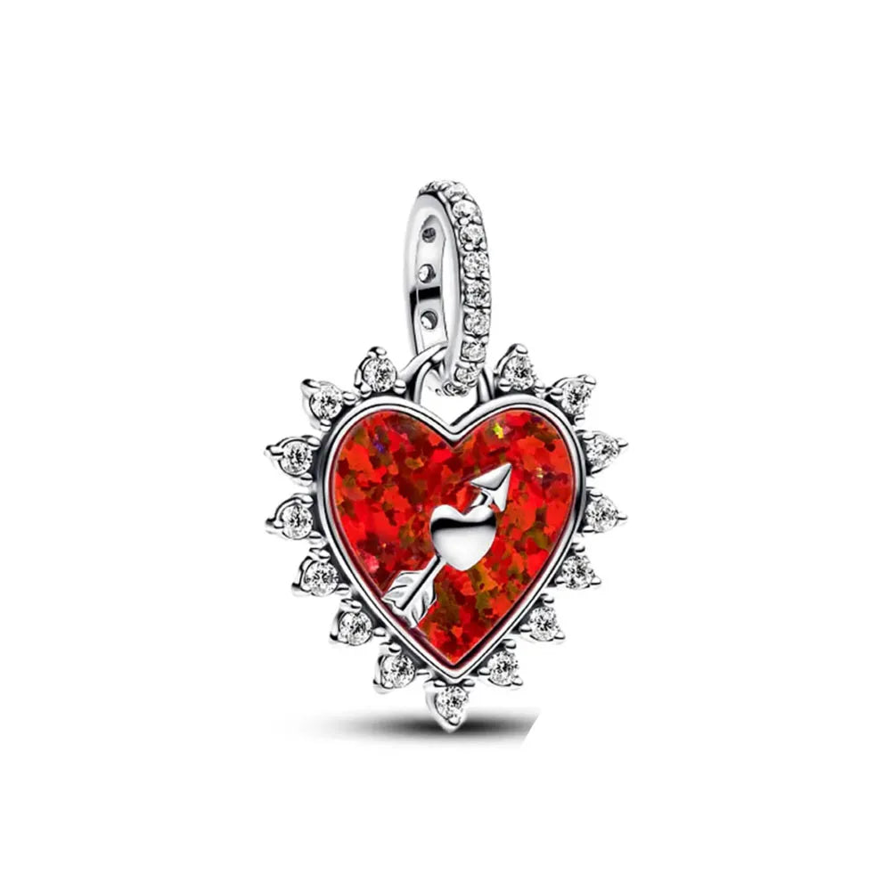 Heiß verkaufter Weihnachts-Weihnachtsmann 925er Silber Charm Bead passend für europäische Armband-Armreifen Damenhalskette Schmuck