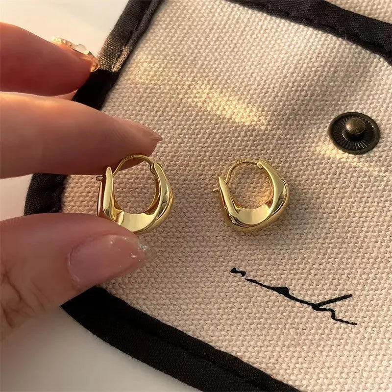 925 Sterling Silber Ohrringe für Damen Ohrringe Vielseitig Süßes Mädchen Mode Schmuck Neujahrsgeschenke Accessoires