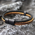Noter New Personalized Handmade Rope Bracelet For Men Detachable Buckle 4 Colors Grade A Ethnic Fabric Bangle Pulseria Homme