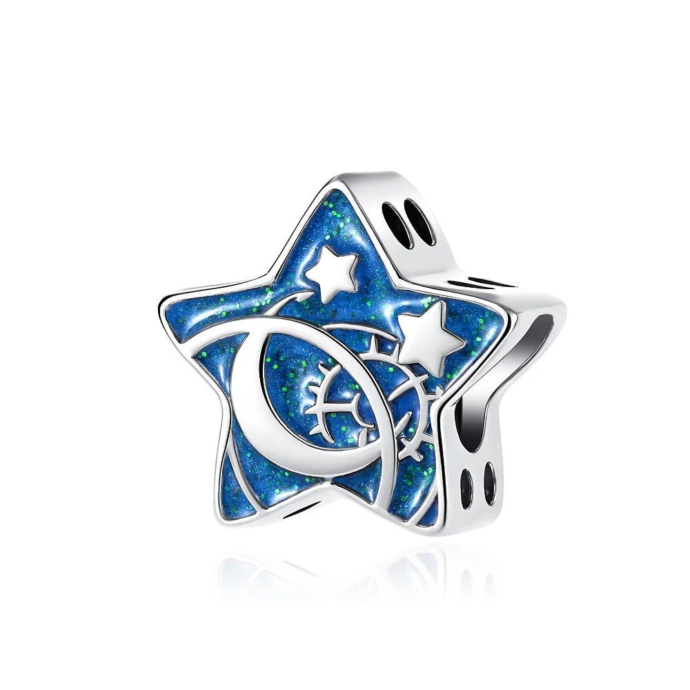 2026 925 Silber Blume, Schmetterling, Highland-Kuh, Motorrad-Anhänger passend für europäisches Original-Armband DIY Schmuck Exquisiter Schmuck