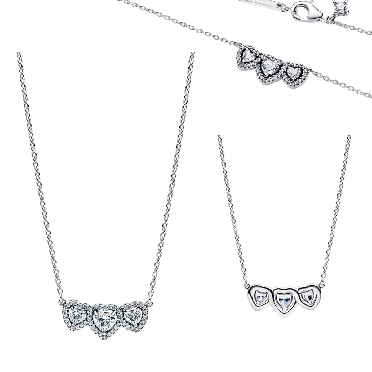 Original 925 Sterling Silver Charms Pendant Blue Bow Suit Bead for Wome Rings Earrings Necklace DIY Bracelet Fine Jewellery Gift
