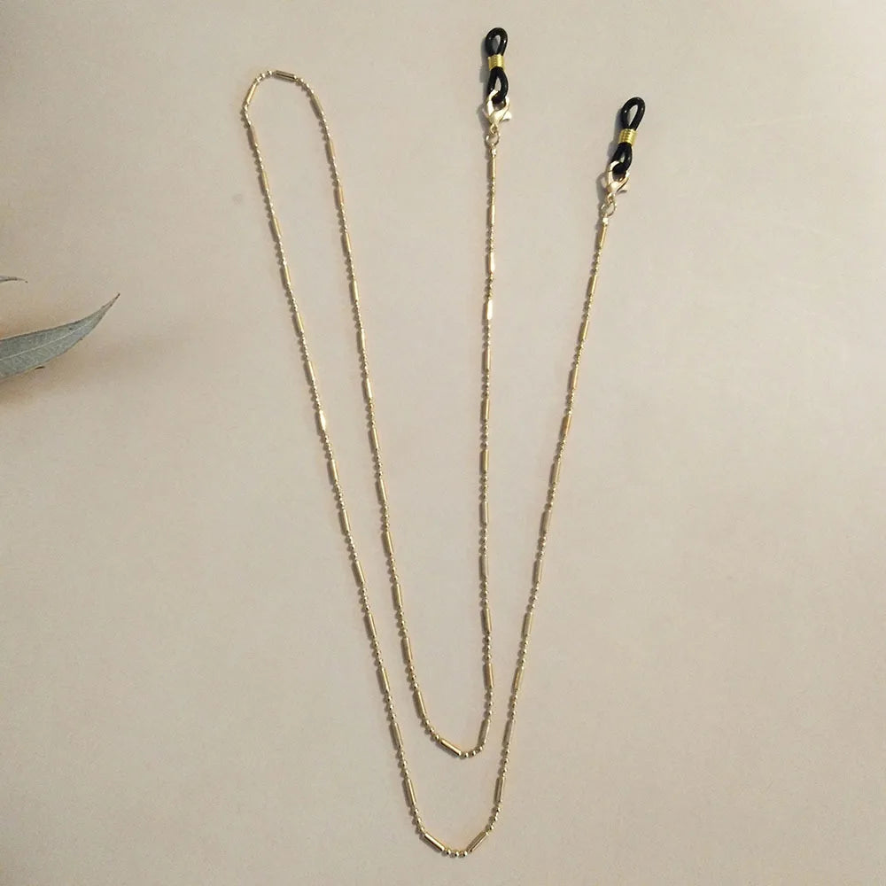 Fashion Reading Glasses Chain for Women Metal Sunglasses Cords Gold Black Silver Color  Lanyard Metal Rope Eyewear Accessories