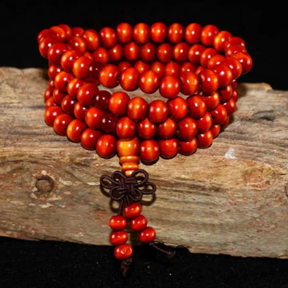Natur Sandelholz Armband Herren Buddhist Buddha Meditation Perlenarmband Für Damen Gebet 108 Perlen Rosenkranz Hängende Dekoration