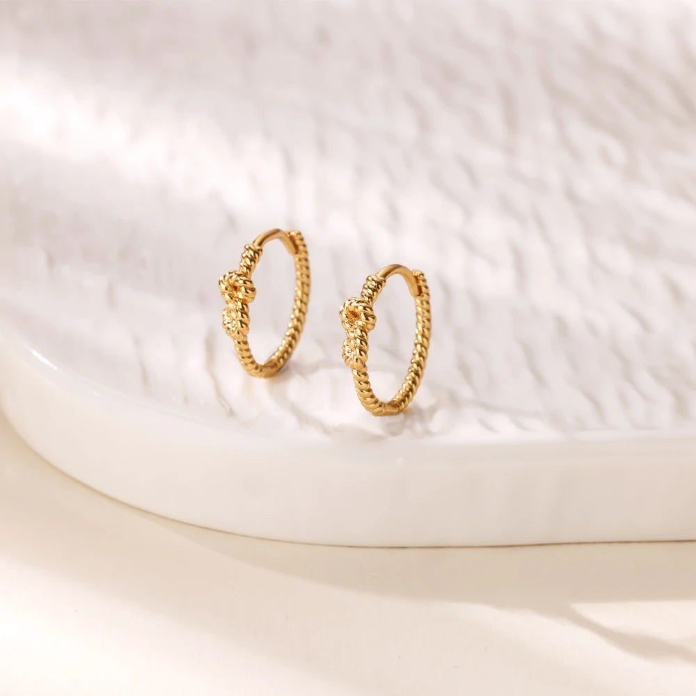Creolen aus Zirkonia für Damen, Luxuriöse Kristall-Zirkon-Ohrringe in Goldfarben, aus Edelstahl, Schmuck, Hochzeitsfeier-Geschenk