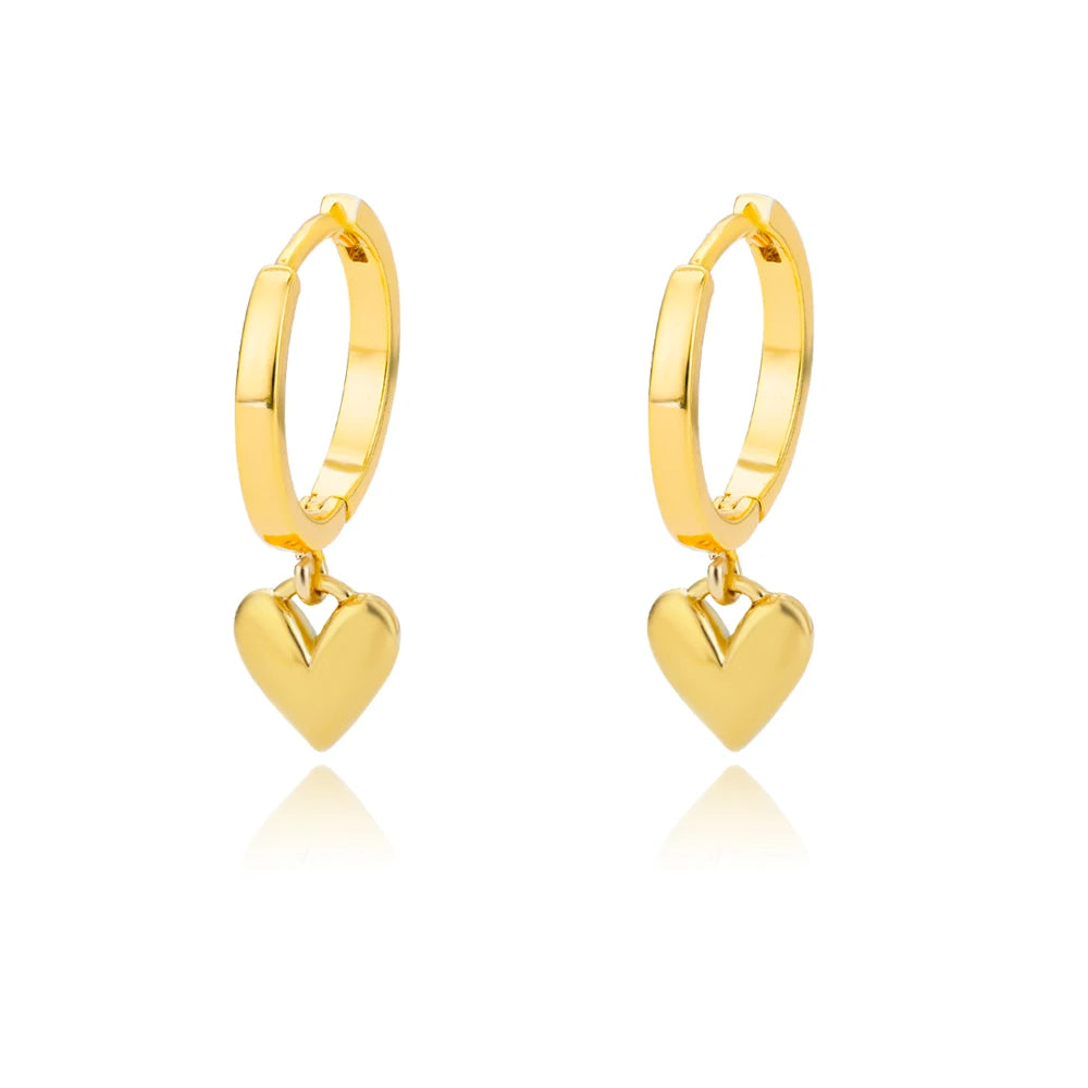 Luxus Stern Pendientes Ohrringe für Frauen Mädchen Edelstahl Minimalist Hoop Piercing 2025 Neu In Y2K Schmuck aretes de mujer