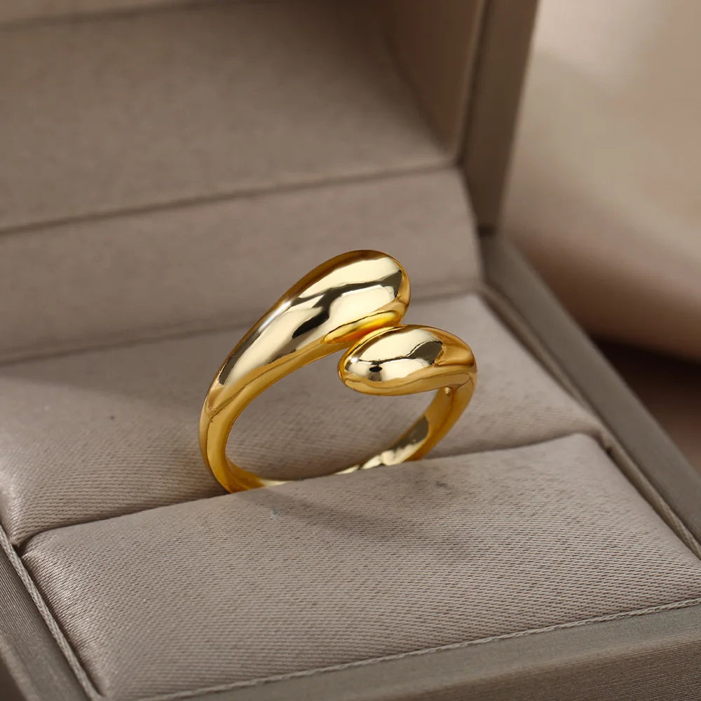 Anillos Góticos de Manos Entrelazadas para Mujeres Hombres, Anillo Ajustable de Manos Abiertas, Joyería Vintage para Fiestas, Bodas, Parejas, Anillos, Bague