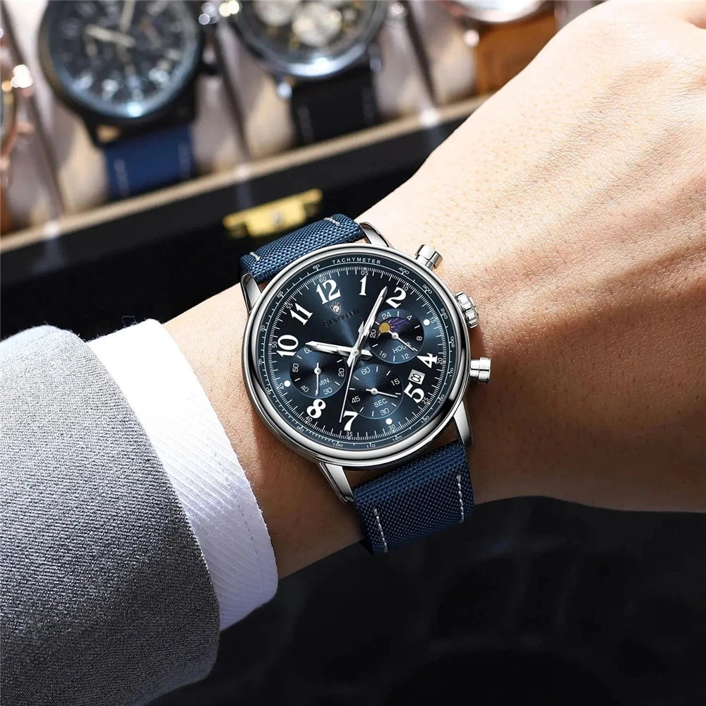 Nuevo Sports Canvas Reloj Digital de Lujo para Hombre Moda Cuarzo Relojes de Pulsera Regalos para Hombre Relojes Automáticos Reloj de Hombre Cadeau Homme