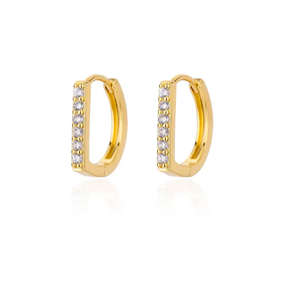 Zirkon Evil Eye Ohrringe für Frauen Edelstahl Goldfarben Pendientes Piercing Ohrring Goth 2024 Neu im Schmuck aretes mujer