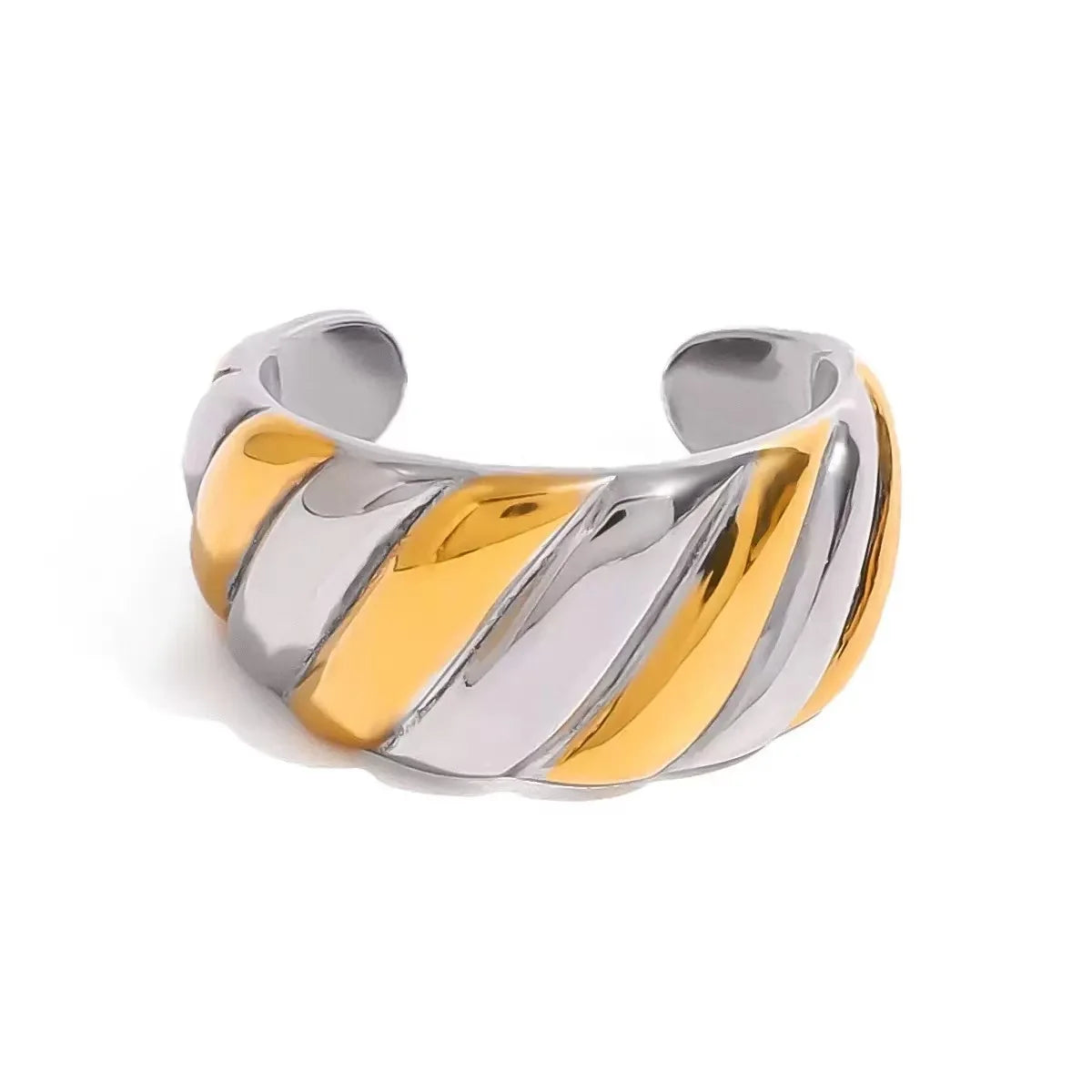 Wasserdichter, hohler Edelstahl-Fingerring der Spitzenklasse, trendig für Frauen, personalisierter Schmuck Großhandel