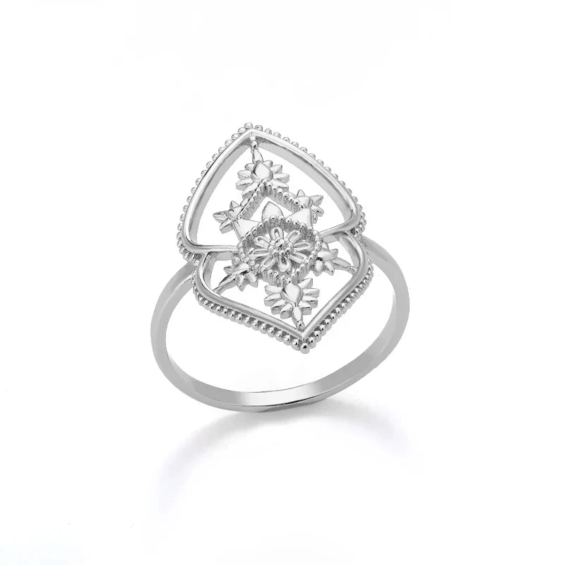 Edelstahl Lotusblumenring für Frauen, goldfarben, Vintage-Stein, Opal, ovaler Blumenring, modischer ästhetischer Schmuck, Geschenk