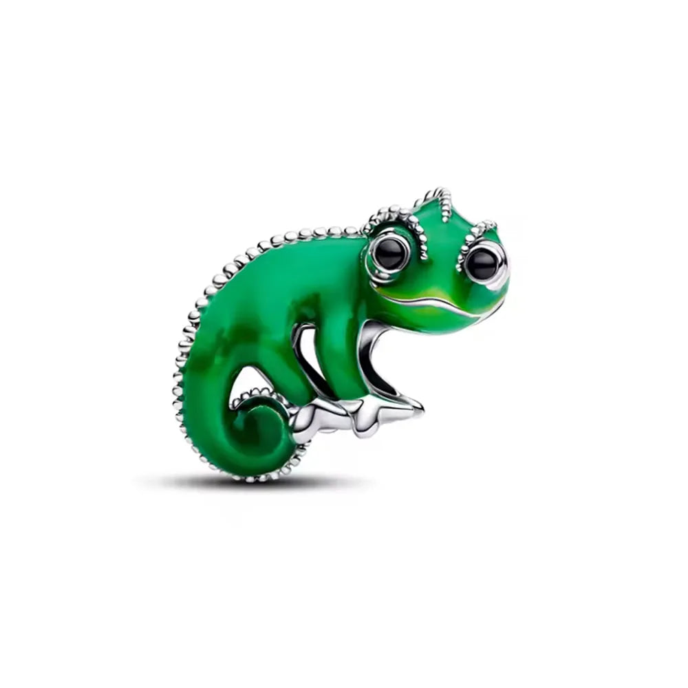 2026 Neuer S925 Silber Hohl-Elefant Affe Auto Anhänger Passend für Original Armband DIY Zubehör Damen Charm Schmuck Geschenke