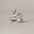925 Sterling Silber Schlange Mattierte Verstellbare Ringe für Damen Verlobung Schmuck Accessoires Großhandel 925 Schmuck