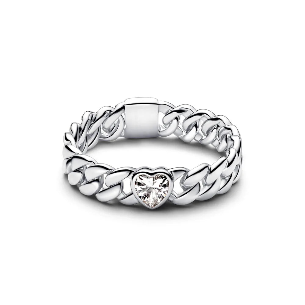 2026 Heiß verkaufter Ring aus 925er Sterlingsilber mit Herz-, Schmetterlings- und Blumenmotiv, exquisites und charmantes Schmuckgeschenk für europäische Frauen