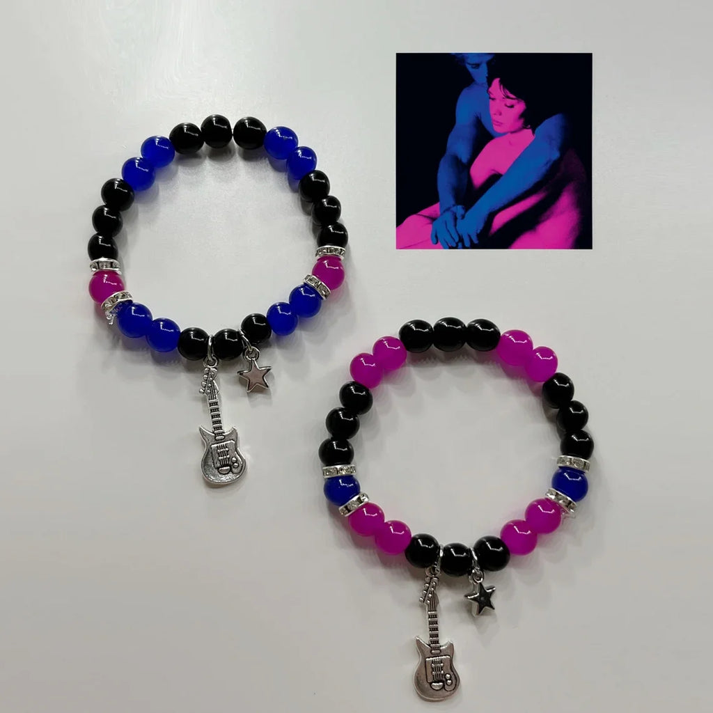 2tlg./Set Mode Paar Perlen Armband TV Girl Partnerarmbänder Who Really Cares Album Inspirierte Armbänder Freunde Schmuck Geschenk