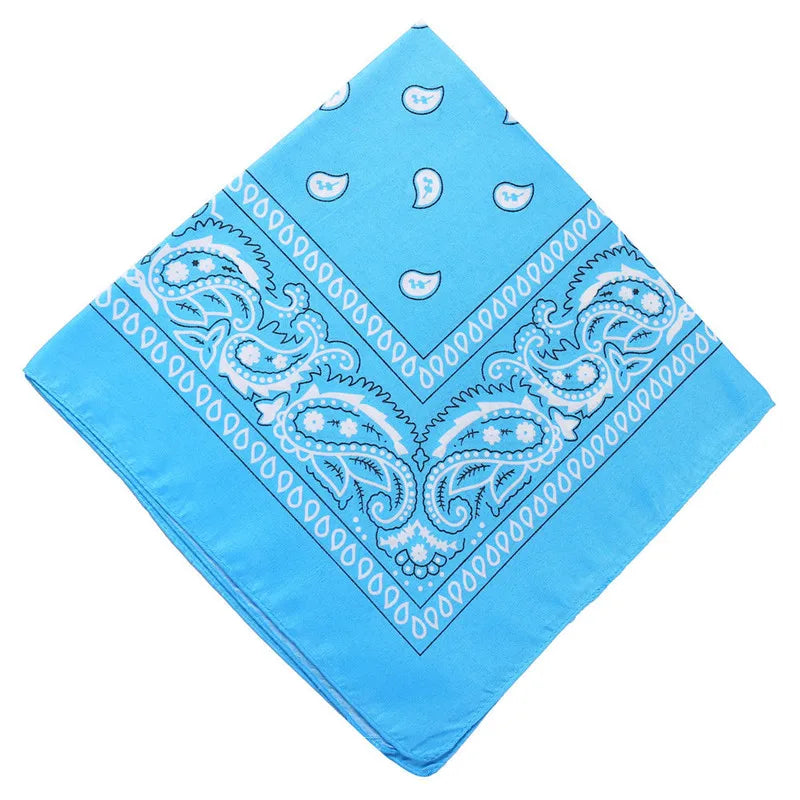 Pañuelo Bandana Hip Hop para Mujeres, Niñas, Niños, Punk, Cuadrado, Diadema, Accesorios para el Pelo, Moda Bohemia 2024
