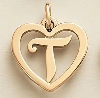 SUNIBI Edelstahl-Buchstabenanhänger Herzform Hohl Anhänger Charm für Armbänder Halsketten für Frauen DIY Schmuckherstellung