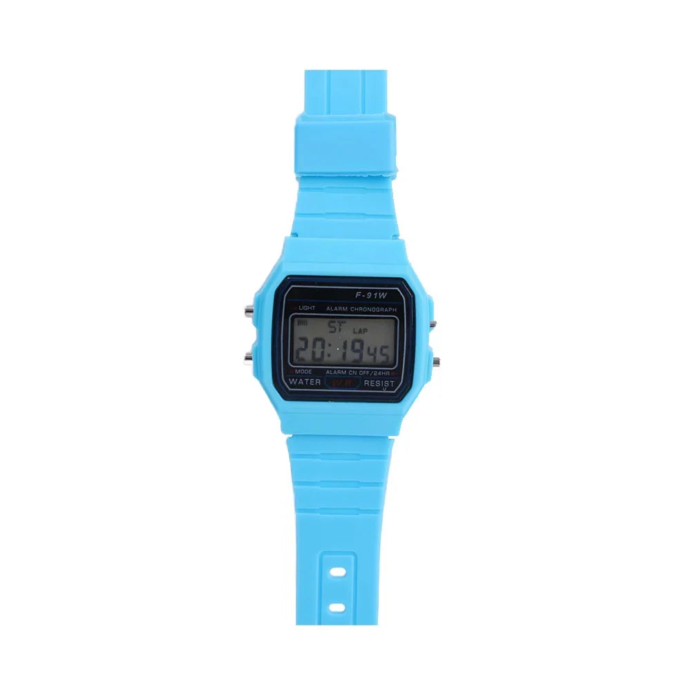 F91W Digitaluhren für Herren Damen LED-Elektronik-Armbanduhr Wasserdichte Sport-Militäruhr Damenuhr Relojes Digitales