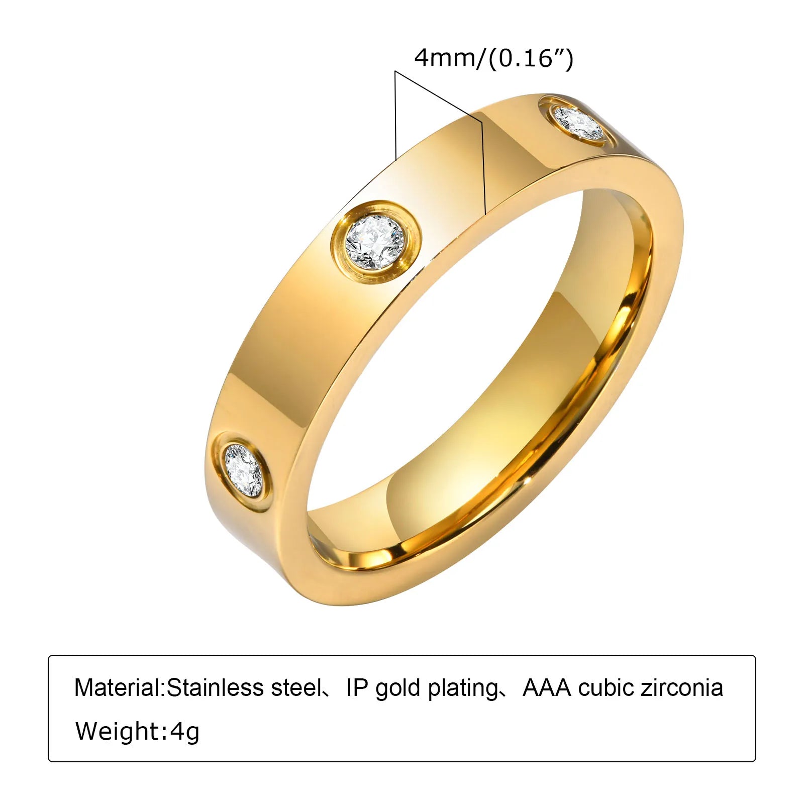 2er-Set Stapelringe für DamenEdelstahl 2mm dünn Goldfarben Kuppelform Minimalistischer Schmuck