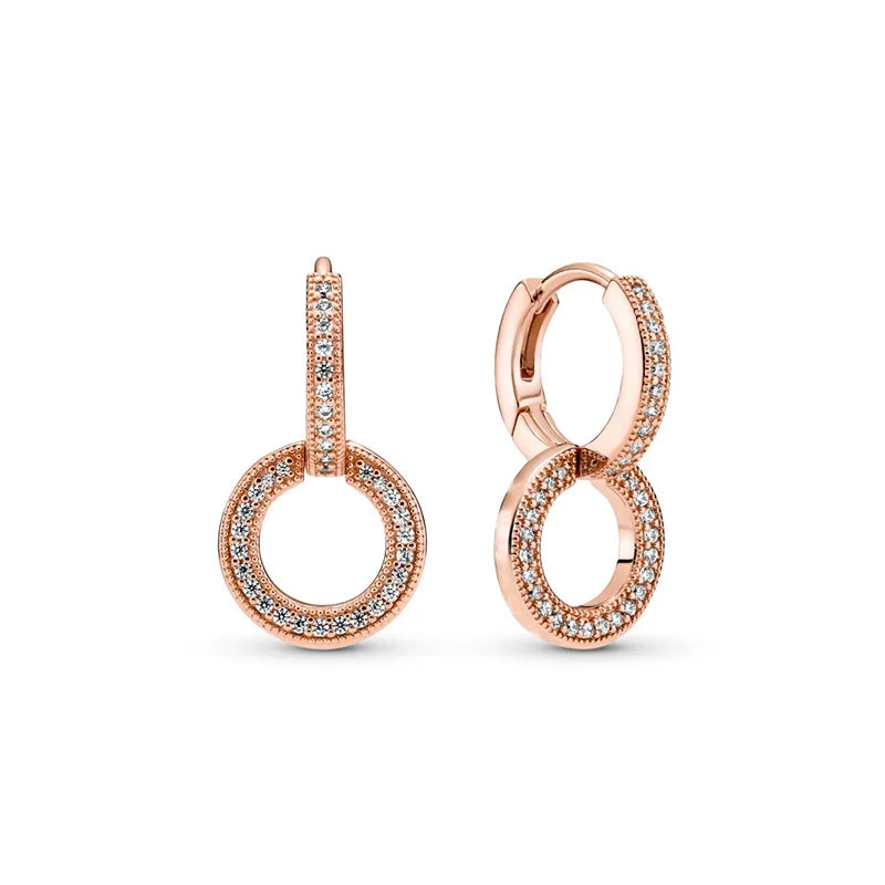 Weihnachten 925er Silber Gänseblümchen Ohrstecker, passend für Damen Festival Exquisiter Charm Schmuck Geschenke