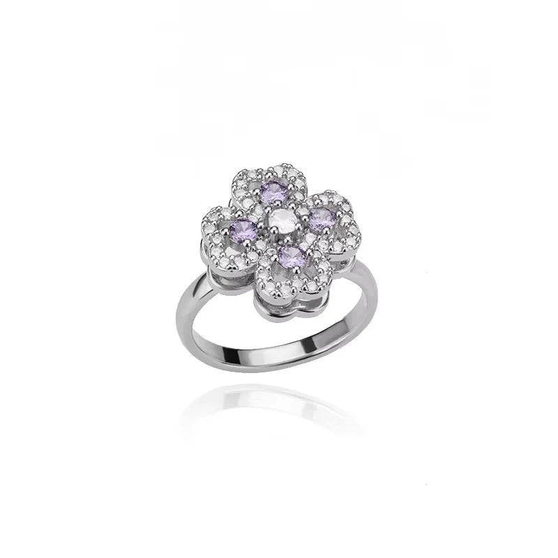 Anti-Stress Angst Fidget Ringe für Frauen Edelstahl Sonnenblume Sonne Stern Spinner Ring Weihnachtsgeschenke Dropshipping