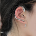 Personalisierte gotische, gewundene Schlangen-Ohrklemme, trendiger Avantgarde-Hip-Hop Party Charm, Damenschmuck-Accessoires