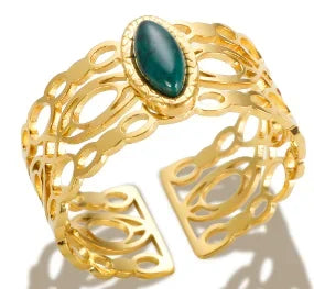 Wasserdichter, hohler Edelstahl-Fingerring der Spitzenklasse, trendig für Frauen, personalisierter Schmuck Großhandel