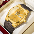 Nuevos regalos Top de negocios casual Reloj azul para hombres Relojes de lujo automáticos Relojes de pulsera de cuarzo de moda para hombre Relogio Masculino