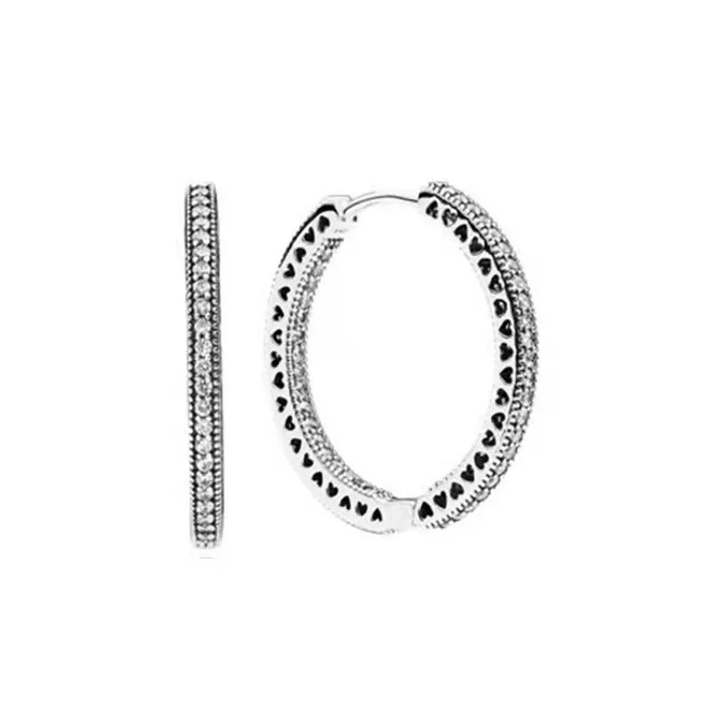 Weihnachten Neu 925er Silber Schmetterling Blau Herz Rot Zirkonia Ohrstecker, Passend für Damen Charm Schmuck Geschenke Hochzeit