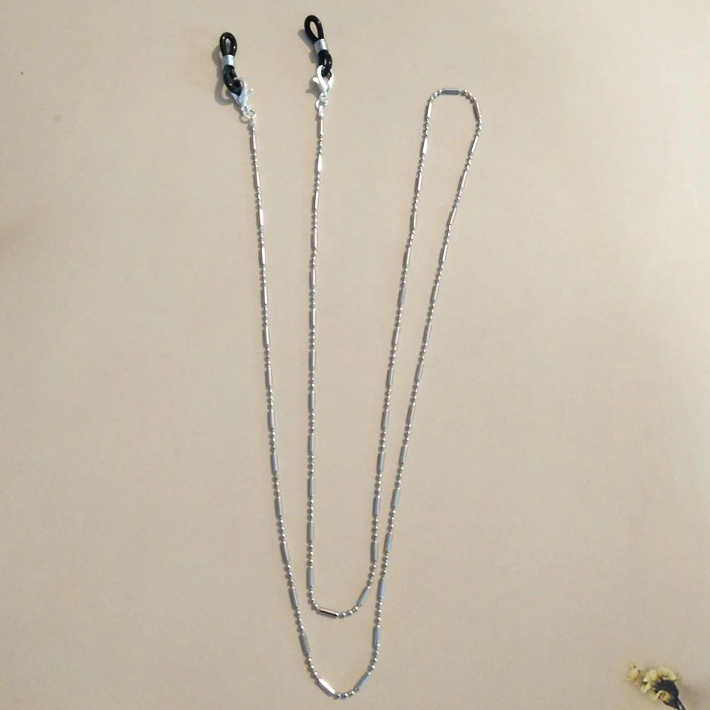 Fashion Reading Glasses Chain for Women Metal Sunglasses Cords Gold Black Silver Color  Lanyard Metal Rope Eyewear Accessories