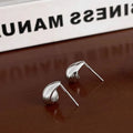 Ventfille 925 Sterling Silber Wassertropfen Ohrring für Frauen Geschenk Minimalismus Vielseitig Büro Trend Schmuck Dropshipping