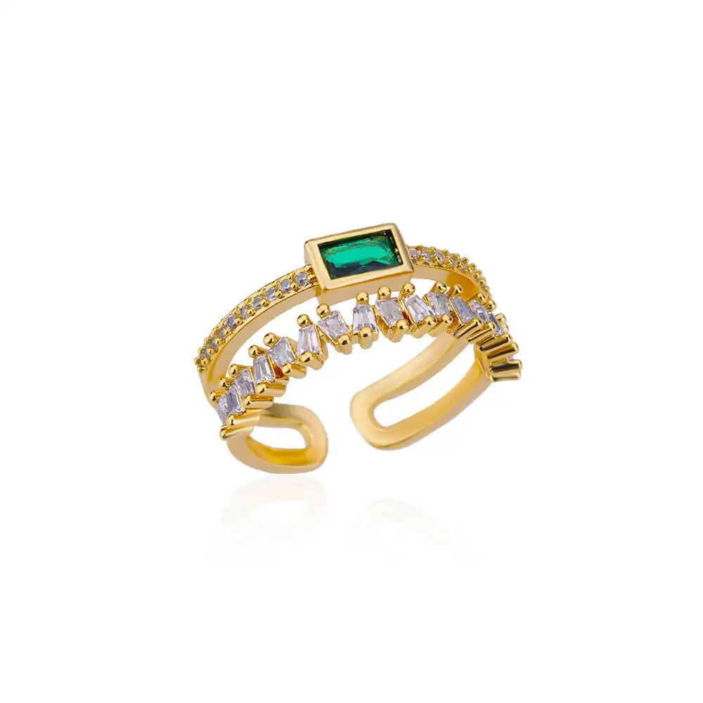 Luxuriöse Rosenblüten-Zirkon-Ringe für Frauen, goldfarben, Edelstahl, modischer Schmetterlingsring 2023, ästhetischer Hochzeitsschmuck, Geschenk
