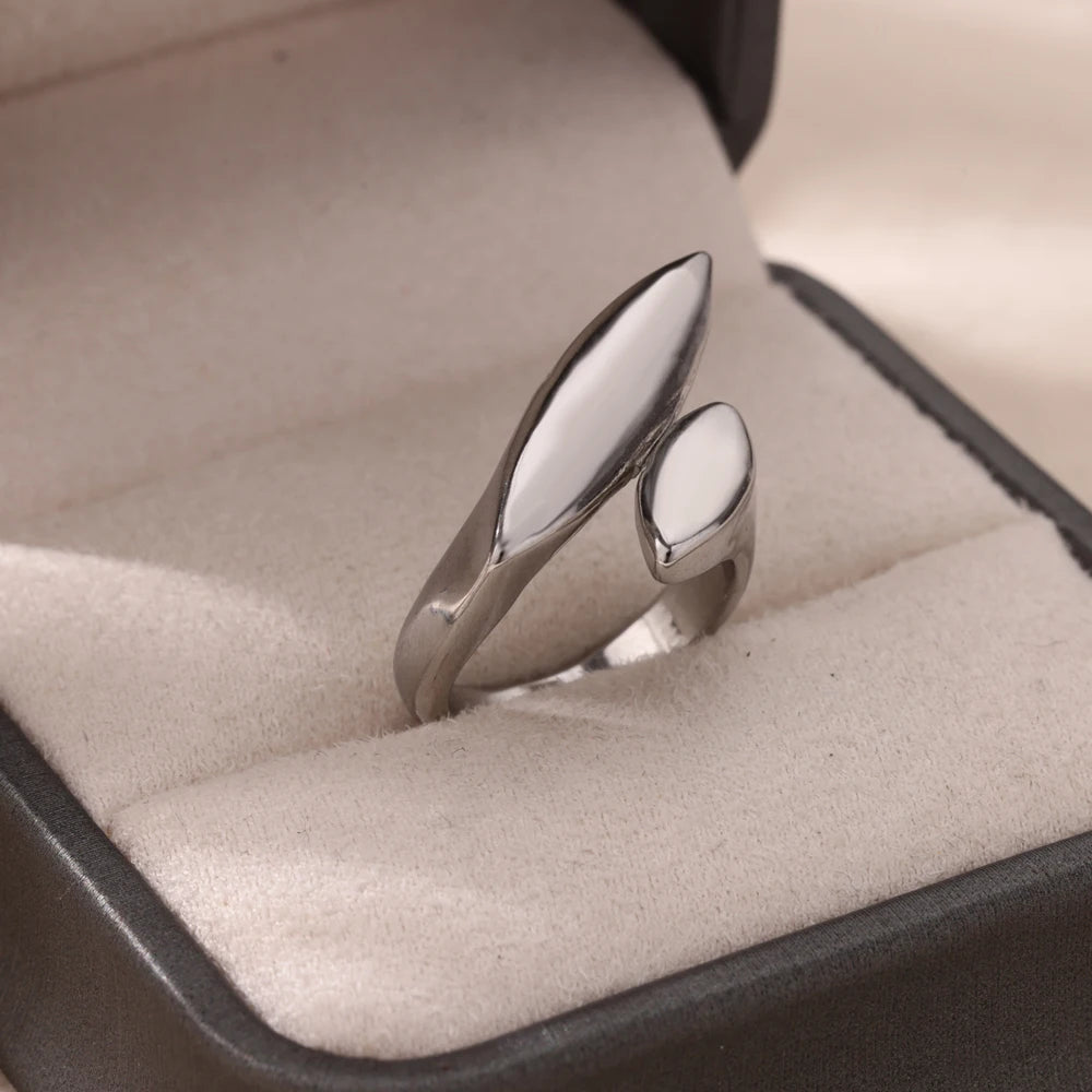 Einzigartige unregelmäßige gebogene Ringe für Frauen, Vintage mattgoldfarben, geometrisch, verstellbar, Fingerringe, Punk Party Hochzeit Schmuck