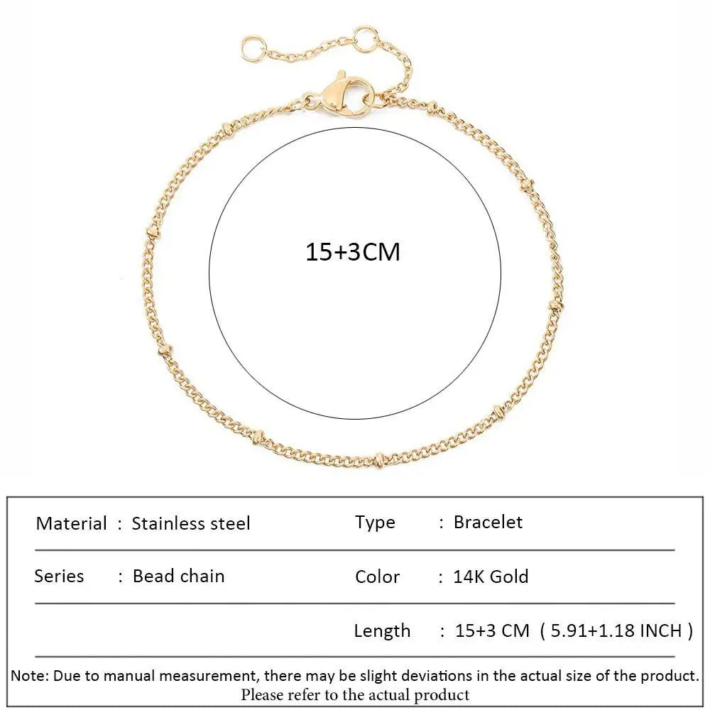 SUNIBI Klassische Schlangenkettenarmbänder für Damen, Trendige Mode, Edelstahl-Kubakettenarmband, Trendige Damengeschenke, Schmuck