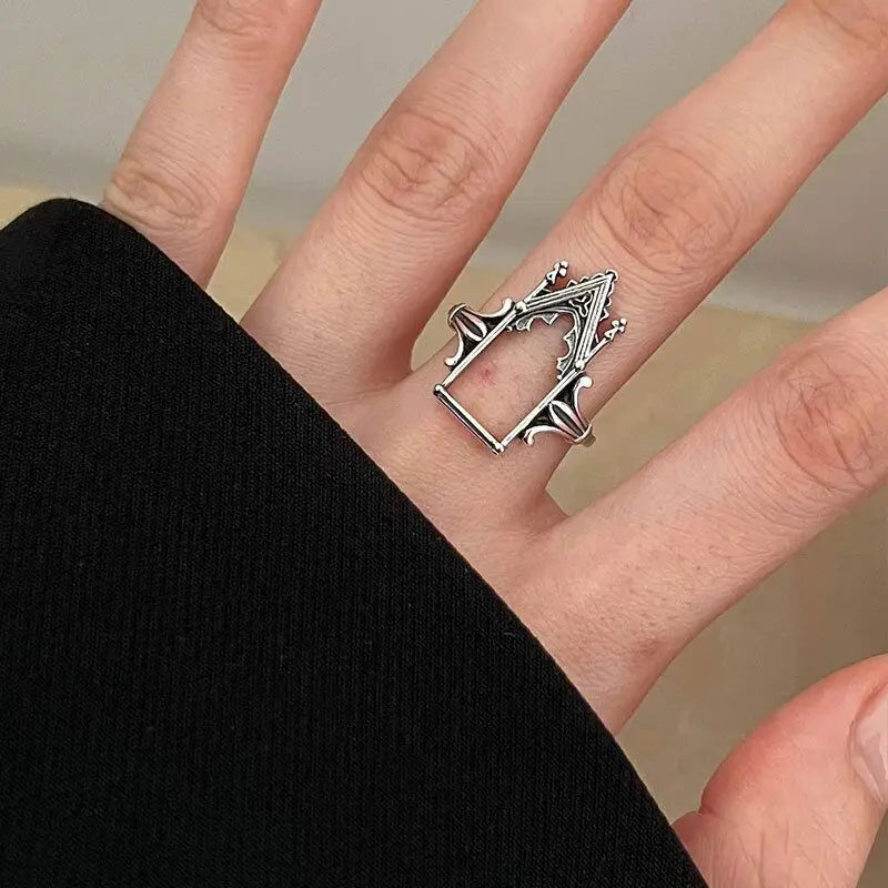 925er Sterlingsilber Schloss verstellbare Ringe für Frauen Verlobung Hochzeit Luxus Schmuck Großhandel