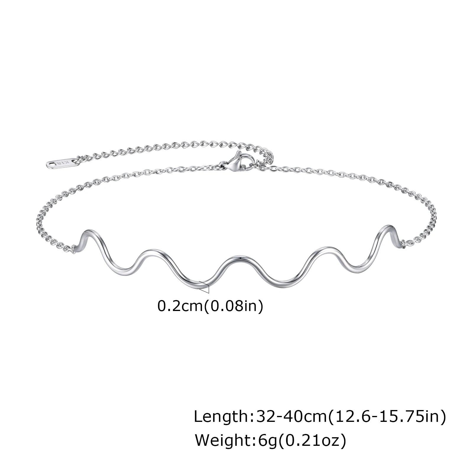 Offene Creolen für Damen, minimalistische 18K vergoldete große Ohrringe Wellenform Big Hoops, Edelstahlschmuck