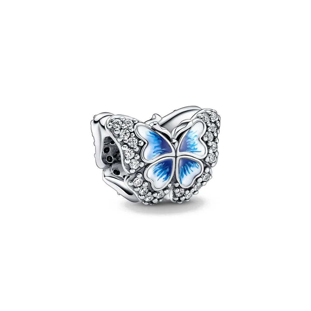 Europäisches Neues 925 Sterling Silber Frühling Neue Rosa Blume Ballon Katze Diy Perlen Charm Passend Europäische S925 Armband Armreifen