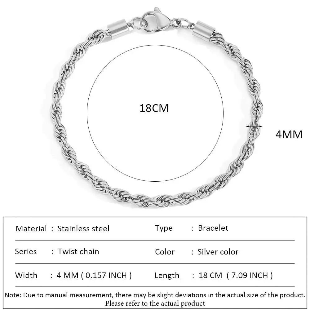 SUNIBI Klassische Schlangenkettenarmbänder für Damen, Trendige Mode, Edelstahl-Kubakettenarmband, Trendige Damengeschenke, Schmuck