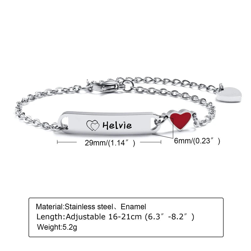 Personalized Baby Name Bracelet 14K Gold Plated Customized ID Bracelets for Girls Boys Custom Text Bracelet New Born Gift
