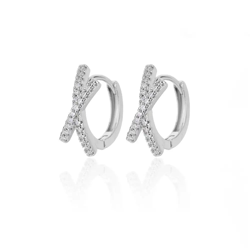 Zirkon Evil Eye Ohrringe für Frauen Edelstahl Goldfarben Pendientes Piercing Ohrring Goth 2024 Neu im Schmuck aretes mujer