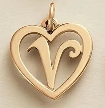SUNIBI Edelstahl-Buchstabenanhänger Herzform Hohl Anhänger Charm für Armbänder Halsketten für Frauen DIY Schmuckherstellung